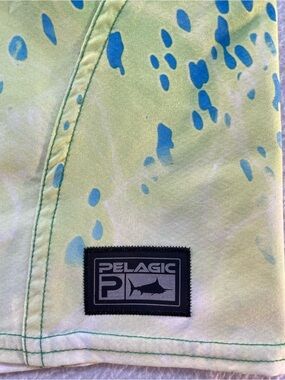 Pelagic Kids Sharkskin Fishing Board Shorts Size 23 High Performance Gear